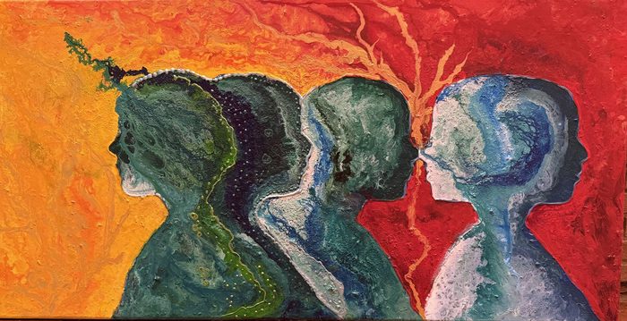 Painting by Cristina Pacciani