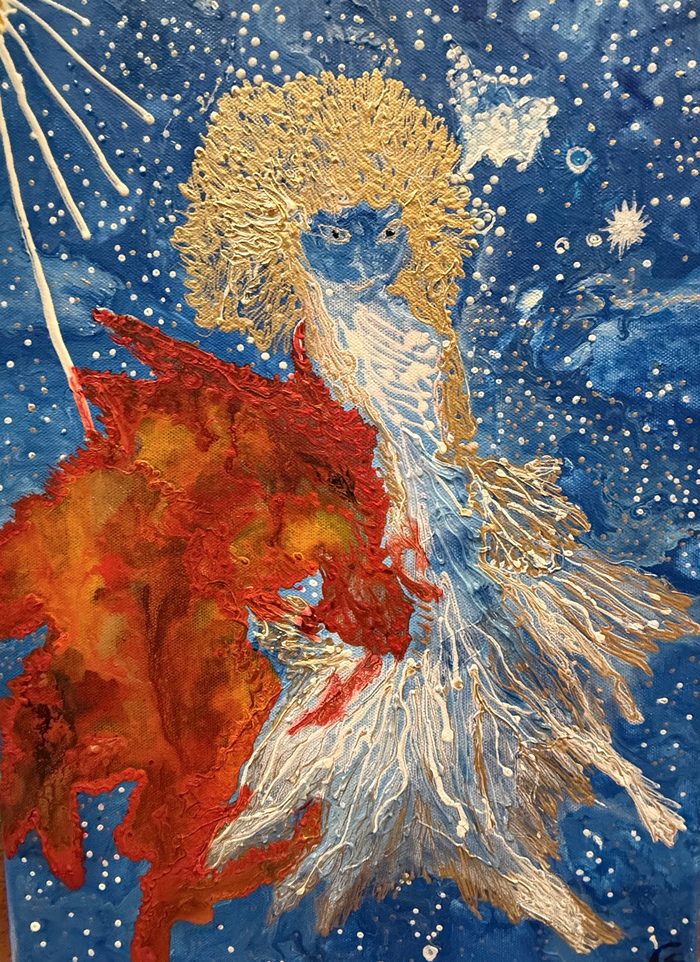 Untitled painting (9390) by Cristina Pacciani