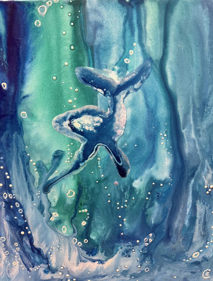 Untitled painting (9393) by Cristina Pacciani