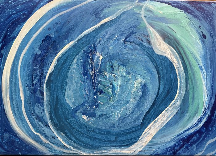 Untitled painting (9396) by Cristina Pacciani