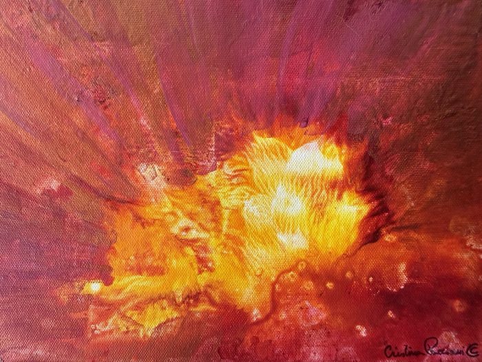 Untitled painting (9398) by Cristina Pacciani